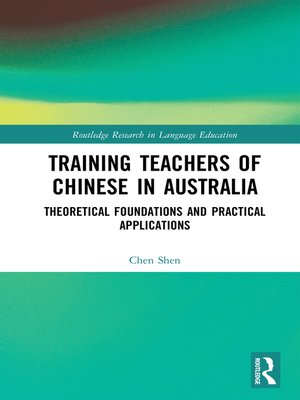 cover image of Training Teachers of Chinese in Australia